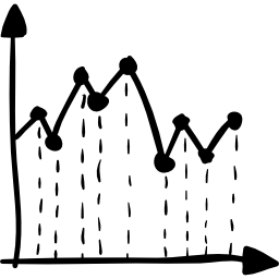 Линейная графика зигзаг иконка