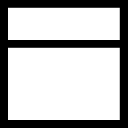progettazione del layout con il contorno del pulsante quadrato dell'intestazione icona