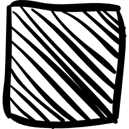 vierkante schets icoon