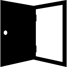puerta de salida icono