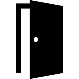 apertura della porta aperta icona