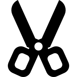 Scissors cutting tool icon