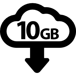 10gbのダウンロード icon