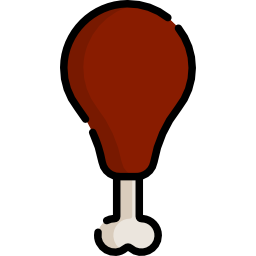 Chicken leg icon