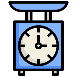 Weight scale icon