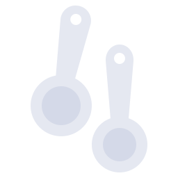 Measuring spoon icon