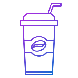 Iced coffee icon