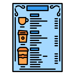 Coffee menu icon