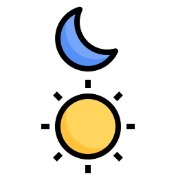dzień i noc ikona