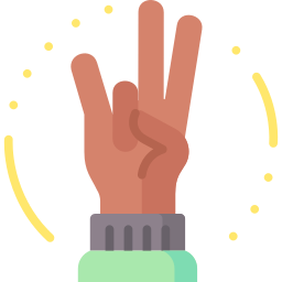 Hand gesture icon