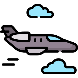 Private jet icon