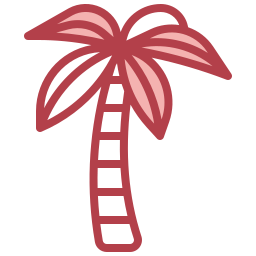 Coconut tree icon