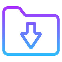 dossier de téléchargements Icône