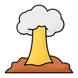 wulkan ikona