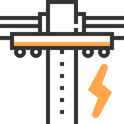 Electric tower icon