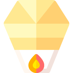 lampara de papel icono