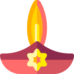 Oil lamp icon