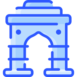 portão da índia Ícone