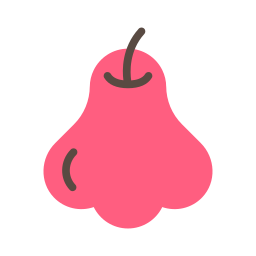 Розовое яблоко иконка