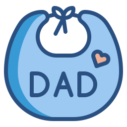 Baby bib icon