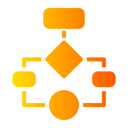 diagramma di flusso icona