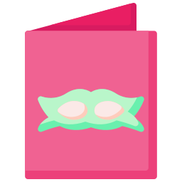 tarjeta de fiesta icono
