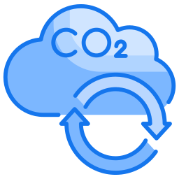 Carbon dioxide icon