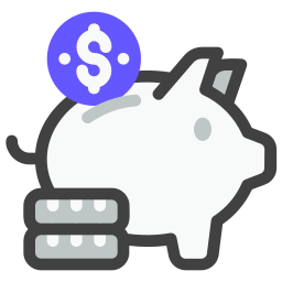 Piggy bank icon