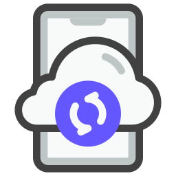 mobile cloud icon