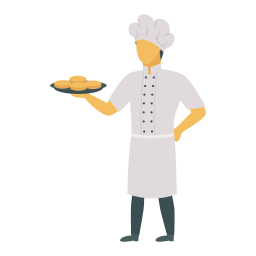 Pastry chef icon