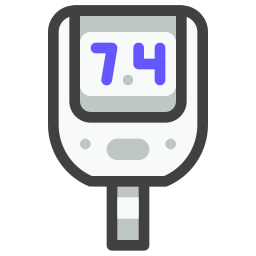 Sugar blood level icon