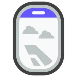flugzeugfenster icon