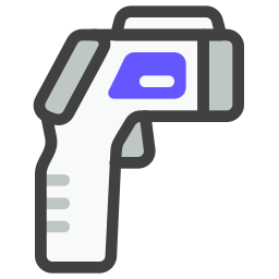 Thermometer gun icon