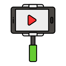 cámara de video icono