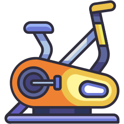 bicicleta de papelería icono