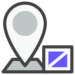 karte lage icon