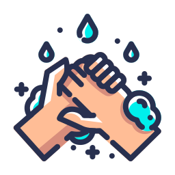 Washing hand icon