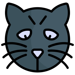 Black cat icon