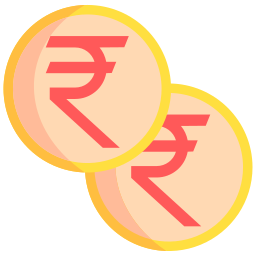 Indian rupee icon