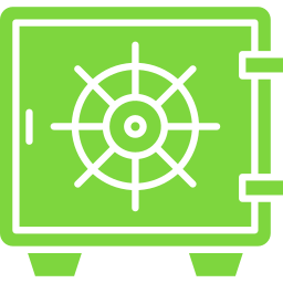 caja de seguridad icono
