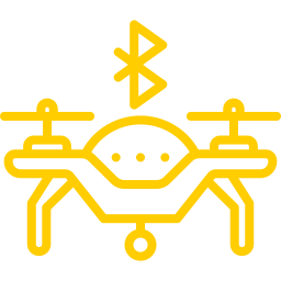 Camera drone icon