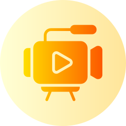 camara de video icono