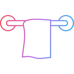 Towel rack icon