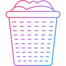 Laundry basket icon