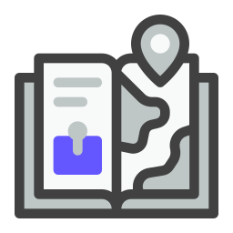 Travel guide icon