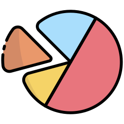 cirkeldiagram icoon