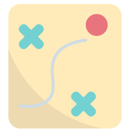 plan stratégique Icône