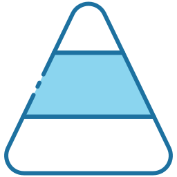 Pyramid chart icon