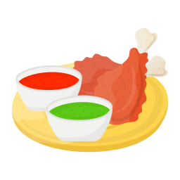 Fried chicken icon