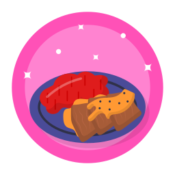 Meat slice icon